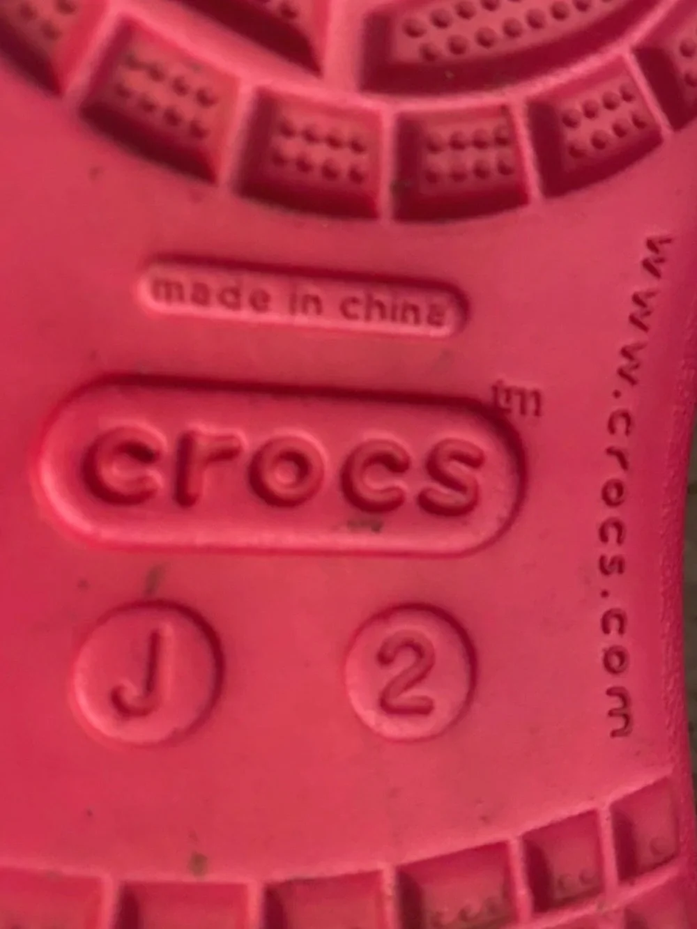 CROCS Hot Pink Slip-On Clog